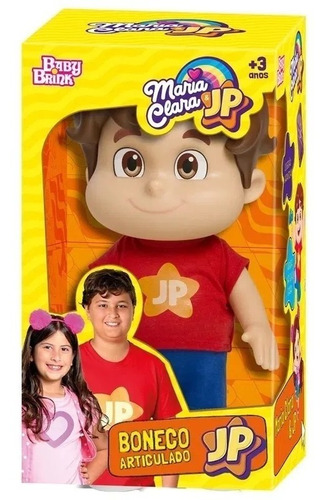 Boneco Jp João Pedro Youtuber (jp & Maria Clara) Baby Brink