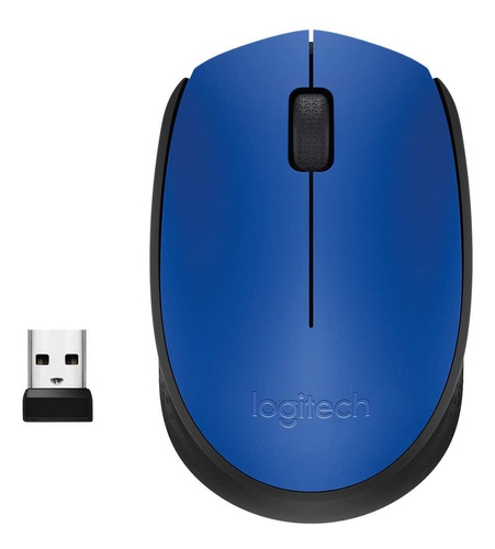 Mouse Sem Fio Logitech M170 Azul