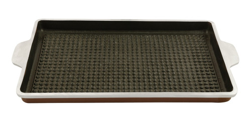 Grill Plancha Doble Con Antiadherente Fundición Aluminio Ct