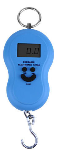 Balança Portátil Digital Mão Bolsa Mala Peixe Até 50kg Ut02 Cor Amarelo Mini Gancho Pesagem Viagem