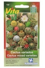Semillas De Cactus Variados 0.1g, 50 Semillas Aprox