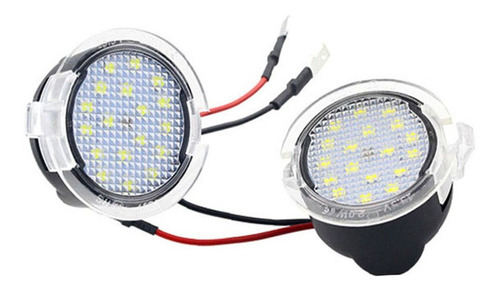 2 Piezas 18 Led Debajo Del Espejo Luz De Charco Para Ford