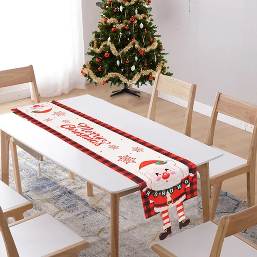 Banderas De Mesa Navideñas, Mesa Navideña Para Cocina Y Sala
