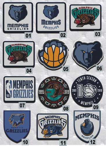 Parche Termoadhesivo Escudo Nba Memphis Grizzlies