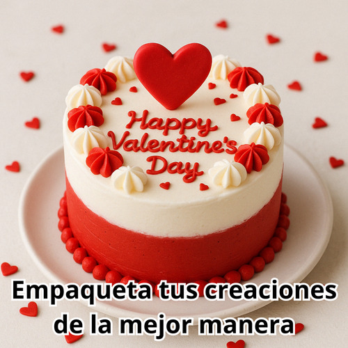 Bolsa Pvc Caja De Regalo Souvenir Torta (30x26.5cm) Cod 3177 Caja Regalo Love
