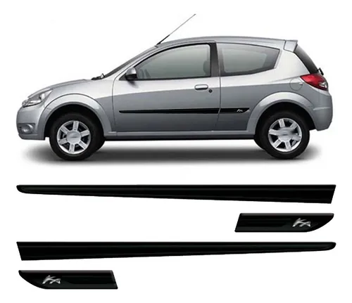 comprar Kit Friso Lateral Mod Largo Ford Ka 2009 2010 2011 2012 2013
