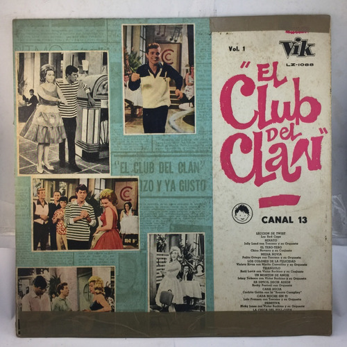 Club Del Clan - Vol 1 - Con Cinta - Vinilo Lp