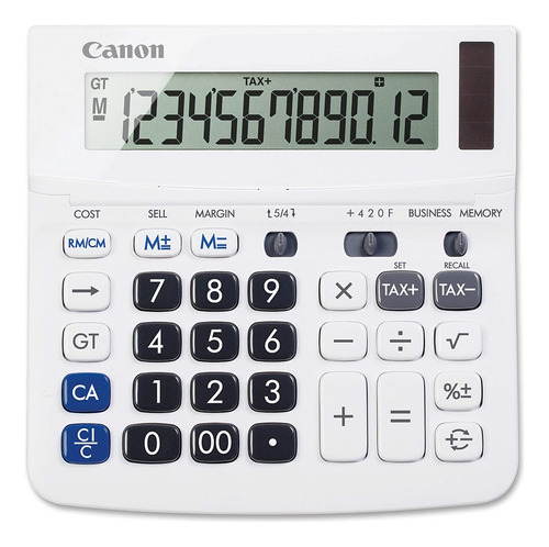 Canon Tx220tsii Calculadora De Escritorio De 12 Dígitos, Col