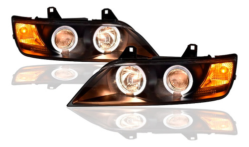 Faros Para Bmw Z3 1996 1997 1998 2002 Led Lupa Ojo De Angel