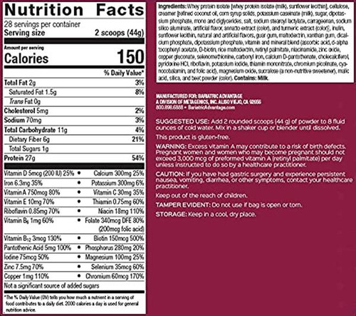 Bariatric Advantage - Repuestos De Comida De Alto Contenido