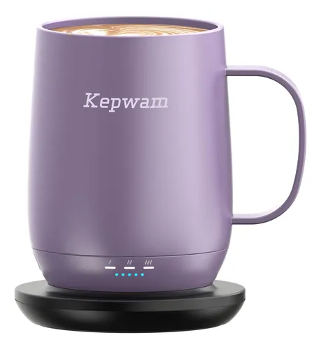 Taza De Café Autocalentable Kepwam 470 Ml Smart Temperature