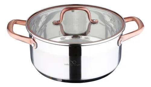 Olla 24cm En Acero Inoxidable Infinity Chef