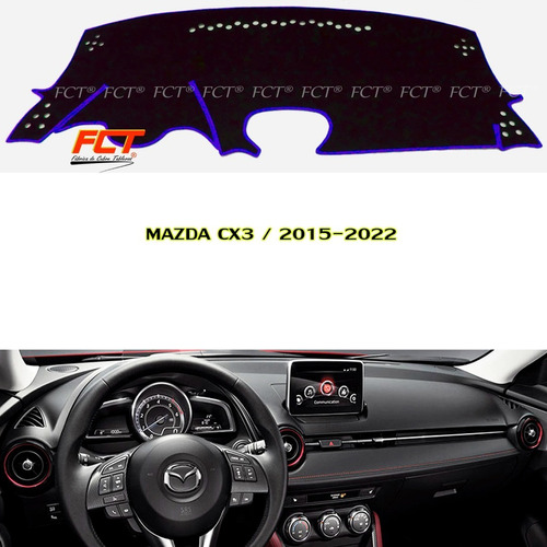 Cubre Tablero Mazda Cx3 2015 2016 2017 2018 2019 2020 Fct