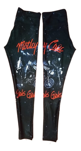 Mötley Crüe Girls Girls Girls Leggings Spandex Lycra 100%