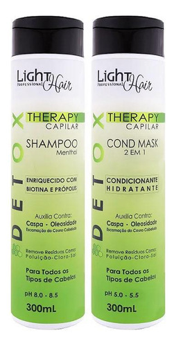 Kit Detox Shampoo E Condicionador 300ml - Light Hair