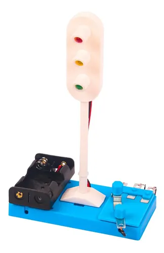 Toddmomy Semáforo Interactivo Con Luces Y Sonido – Juguete Educativo De Tráfico Para Niños, Juego De Rol Y Decoración (17 Cm)