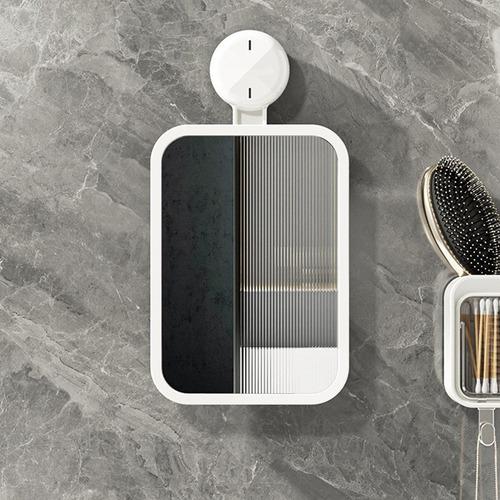 Espejo Cosmético Con Ventosa Para Baño, Montaje En Pared