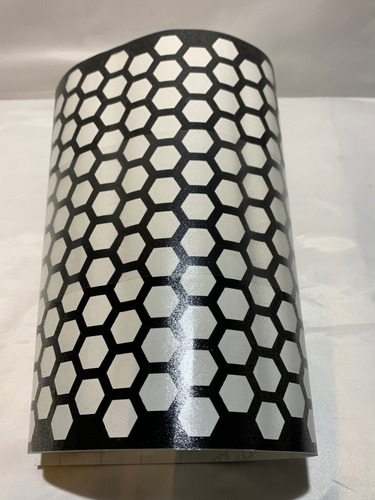 Stickers Faros Traseros Panal Abeja Tuning 57x25cm Setx2 S12