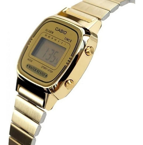 Relógio Feminino Casio Mini La670wga-9df Garantia + Nf