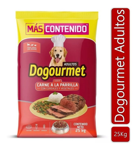 Imagen 1 de 2 de Dogourmet Carneparrilla Adulto 25kg