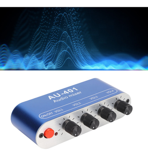 Amplificador Diy, Minimezclador Estéreo, 4 Entradas Y 1 Sali