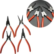 Comprar Kit 4 Alicates Para Anéis 7 Pol. Interno Externo Reto Curvo