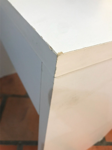 Mesa Para Home Office Com Gaveta Branco - Tok&stok Usada Branco (Usado)