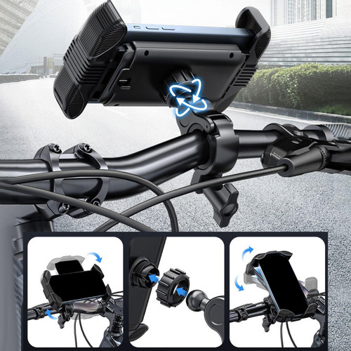 Abrazadera Para Teléfono De Motocicleta, Para Manillar