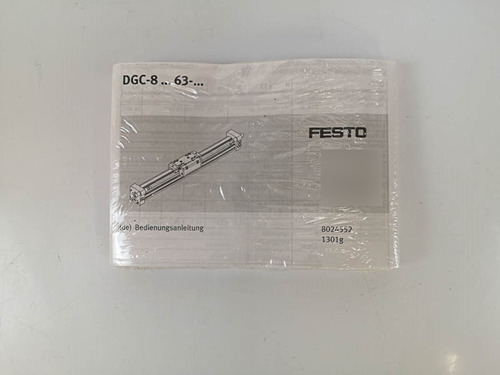 Kit 7x Manual Instrução Para Cilindro Festo Dgc-8-63-z6