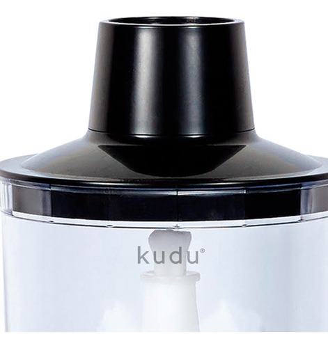 Mixer Licuadora De Mano Kudu Con Vaso Dosificador Y Picador Color Negro