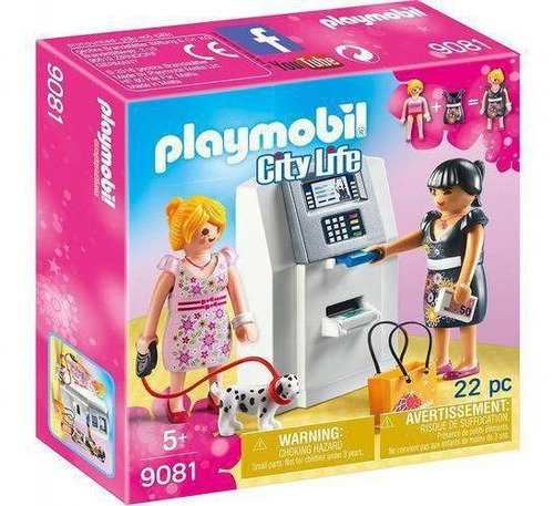 Caixa Eletrônico Playmobil Da Sunny 9081 22 Peças