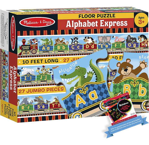 Alphabet Express: Paquete De Rompecabezas De Piso De 27 Piez