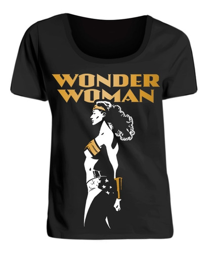 Remeras Mujer Maravilla Personaje 2 Silueta Wonder Woman 