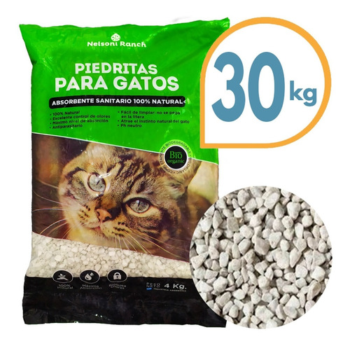 Piedra Sanitaria Gato Diatomea 32 Kg + Envío