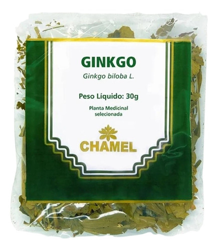 Chá De Ginkgo Biloba 30 Gramas - Puro 100% Natural