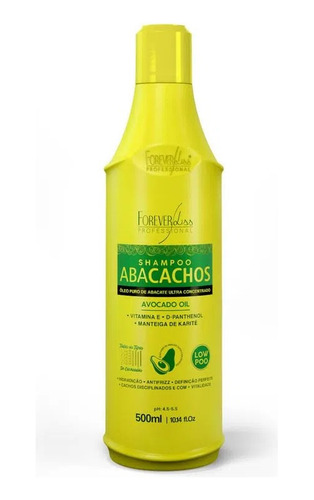 Shampoo De Cachos Abacachos Forever Liss 500ml Low Poo