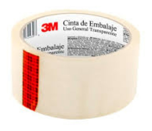 Imagen 3 de 7 de Cinta De Embalaje 3m Scotch. 24 Unids. Transparente Y Café.