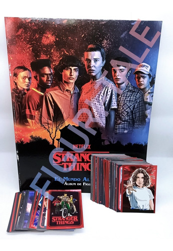  Stranger Things // Album + 100 Figuritas Para Pegar