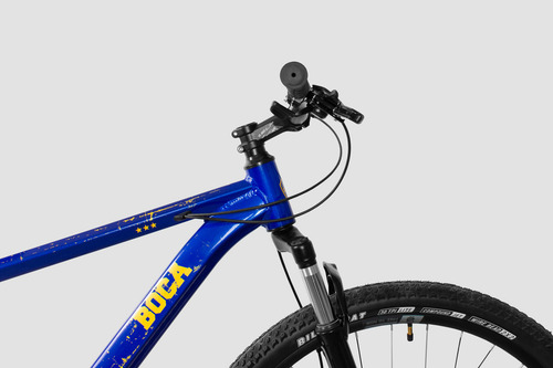 Bicicleta Slp Mtb 25 Boca Aluminio R29 Shimano 21v Color Azul/Amarillo Tamaño del cuadro M