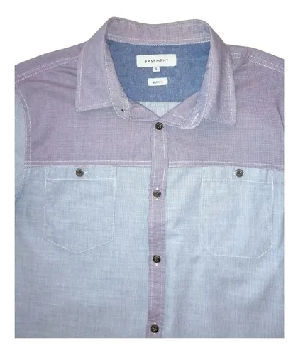 Camisa basement slim fit hotsell