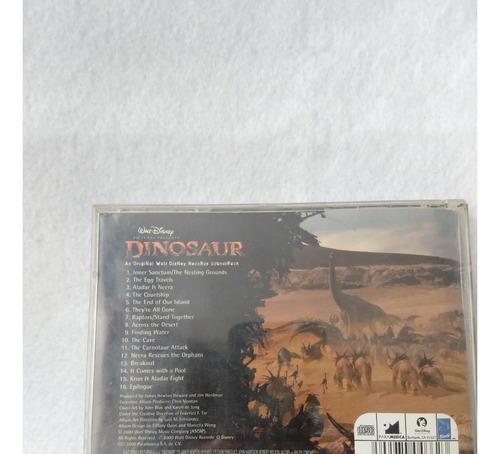 Cd Dinosaur Walt Disney (Usado)