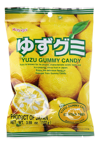 Kasugai Yuzu Gummy Candy 3.59oz