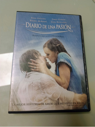 Dvd Película Diario De Una Pasión Ryan Gosling Rachel Mcadam