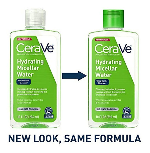 Agua Micelar Cerave | Formula Nueva Y Mejorada | Limpiador 