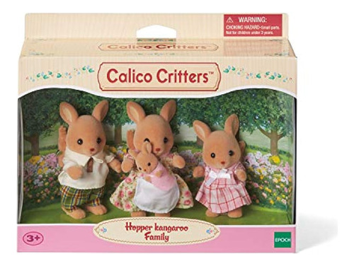 Calico Critters, Familia Hopper Kangaroo, Muñecas, Figuras D