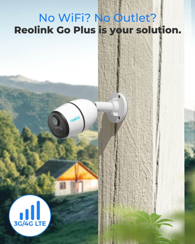 Cámara De Seguridad Celular Reolink Go Plus 2k Hd 4g Lte