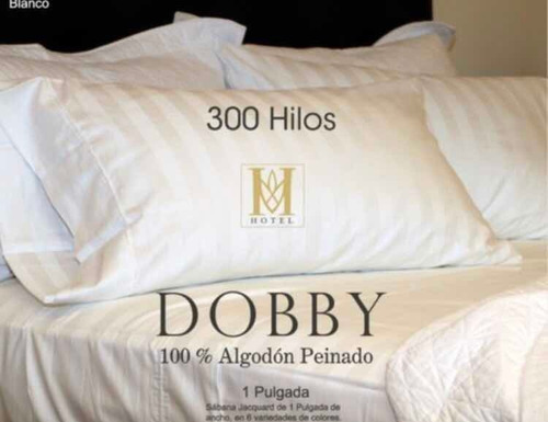 Imagen 3 de 6 de Juego De Sábanas Hotelera Queen Size 300 Hilos 100% Algodón