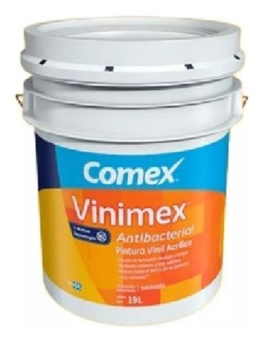 Cubeta Vinilica Premium 100% Blanco Mate  Vinimex 19lts