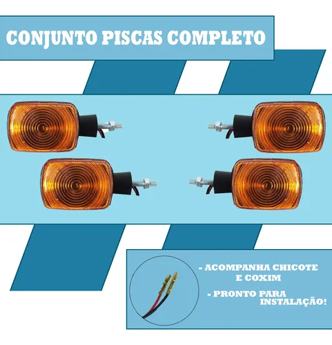 Piscas Setas Xtz Ybr 125 Traseiro Dianteiro Modelo Original