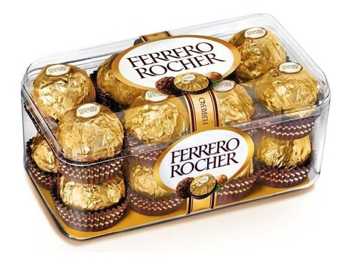 Caja Chocolates Ferrero Rocher De 20 Paquetes De 16 Piezas -